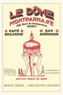 portada Vintage Journal Ad for French Cafe (en Inglés)