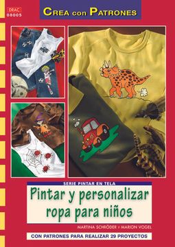 portada Pintar y Personalizar Ropa Para Niños (in Spanish)