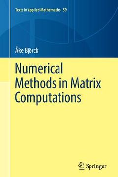 portada Numerical Methods in Matrix Computations (en Inglés)