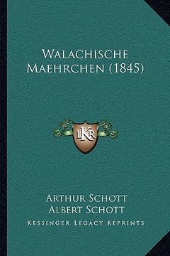 portada Walachische Maehrchen (1845) (in German)