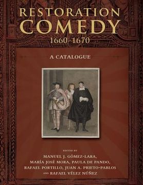 portada Restoration Comedy, 1660-1670: A Catalogue (en Inglés)