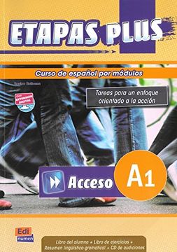 portada Etapas Plus Acceso A1 Libro del Alumno/Ejercicios + CD: Curso de Español Por Módulos [With CD (Audio)] (in English)