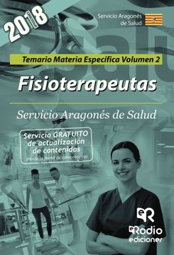 portada Fisioterapeutas: Servicio Aragones de Salud: Temario Materia Especifica (Vol. 2)