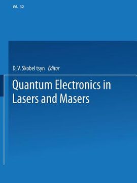 portada Quantum Electronics in Lasers and Masers: Part 2 (en Inglés)