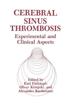 portada Cerebral Sinus Thrombosis: Experimental and Clinical Aspects (en Inglés)