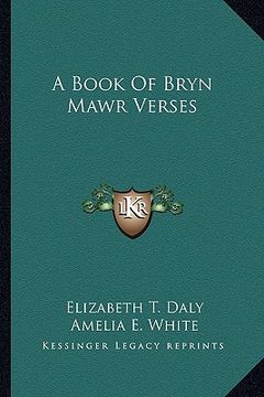 portada a book of bryn mawr verses (en Inglés)