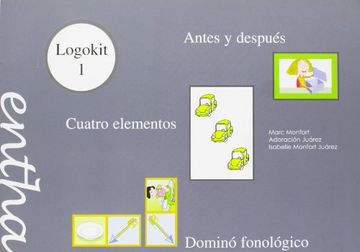 portada Logokit/1: Cuatro Elementos-Antes y Después-Dominó Fonológico (R)(2008)