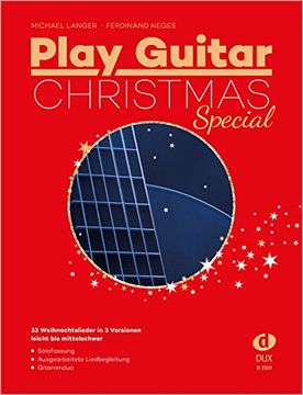 portada Play Guitar Christmas Special: 33 Weihnachtslieder in 3 Versionen - leicht bis mittelschwer (en Alemán)