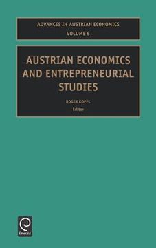 portada austrian economics and entrepreneurial studies (en Inglés)