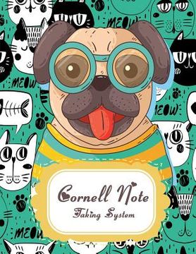 portada Cornell Note Taking System: Cute dog, Note Taking Notebook, For Students, Writers, school supplies list, Notebook 8.5 x 11- 120 Pages (en Inglés)