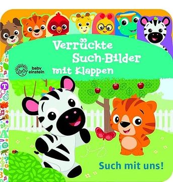 portada Baby Einstein - Verrückte Such-Bilder mit Klappen - Such mit Uns! - Pappbilderbuch mit 17 Klappen - Wimmelbuch für Kinder ab 18 Monaten (en Alemán)