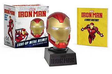 portada Marvel: Iron man Light-Up Metal Helmet: With Glowing Eyes (rp Minis) 