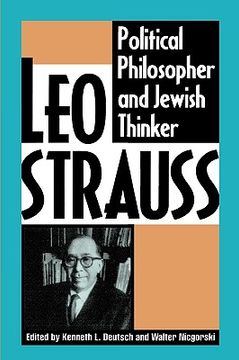 portada leo strauss: political philosopher and jewish thinker (en Inglés)