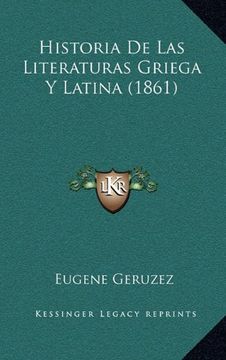 portada Historia de las Literaturas Griega y Latina (1861)