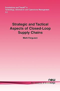 portada strategic and tactical aspects of closed-loop supply chains (en Inglés)