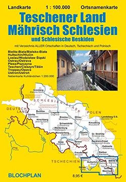 portada Landkarte Teschener Land/Mährisch Schlesien (en Alemán)