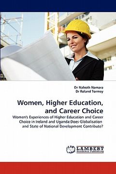 portada women, higher education, and career choice (en Inglés)