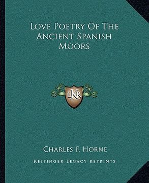 portada love poetry of the ancient spanish moors