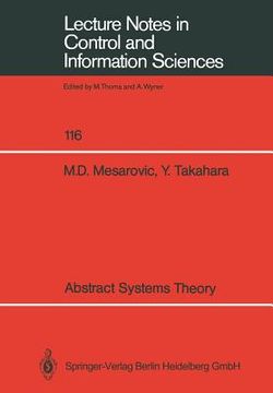 portada abstract systems theory (in English)