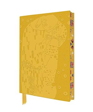 portada Gustav Klimt: The Kiss Artisan art Notebook (Flame Tree Journals) (Artisan art Notebooks) (en Inglés)