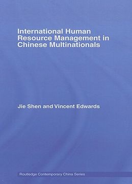 portada international human resource management in chinese multinationals (en Inglés)