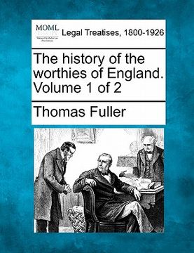 portada the history of the worthies of england. volume 1 of 2