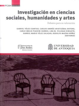 portada INVESTIGACIÓN EN CIENCIAS SOCIALES HUMANIDADES Y ARTES