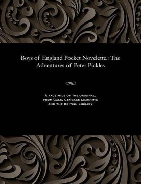 portada Boys of England Pocket Novelette.: The Adventures of Peter Pickles