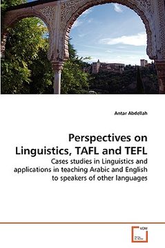 portada perspectives on linguistics, tafl and tefl (en Inglés)