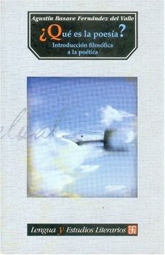 portada Qué es la Poesía? Introducción Filosófica a la Poética (in Spanish)