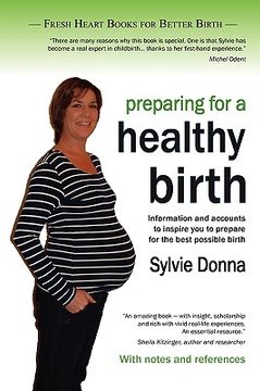 portada Preparing for a Healthy Birth (British Edition, with Notes and References)