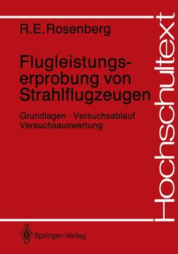portada Flugleistungserprobung von Strahlflugzeugen de Rosenberg(Springer Verlag Gmbh)
