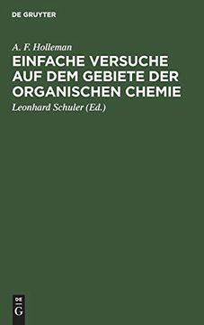 portada Einfache Versuche auf dem Gebiete der Organischen Chemie (en Alemán)