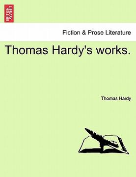 portada thomas hardy's works. (en Inglés)