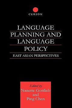 portada language planning and language policy: east asian perspectives (in English)
