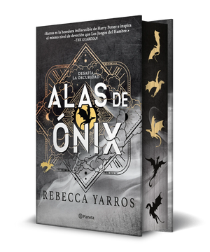 portada Alas de Ónix: Edición Especial con Cantos Tintados