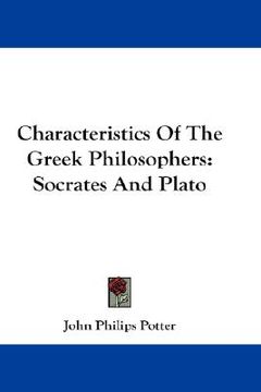 portada characteristics of the greek philosophers: socrates and plato (en Inglés)
