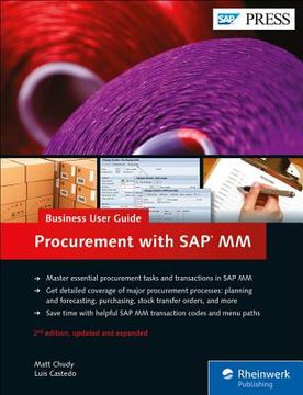 portada Procurement With sap mm: Business User Guide (en Inglés)