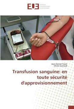 portada Transfusion sanguine: en toute sécurité d'approvisionnement (French Edition)