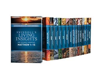 portada Swindoll's Living Insights new Testament Complete set (Swindoll's Living Insights new Testament Commentary) (en Inglés)