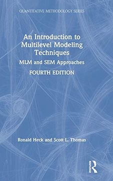 portada An Introduction to Multilevel Modeling Techniques: Mlm and sem Approaches (Quantitative Methodology Series) (en Inglés)