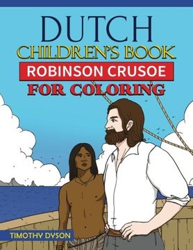 portada Dutch Children's Book: Robinson Crusoe for Coloring