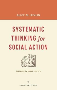 portada Systematic Thinking for Social Action (a Brookings Classic) (en Inglés)