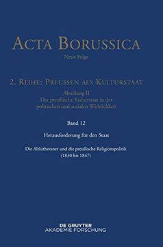 portada Herausforderung für den Staat: 12 (Acta Borussica) (en Alemán)