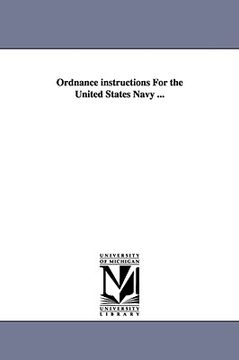portada ordnance instructions for the united states navy ... (en Inglés)