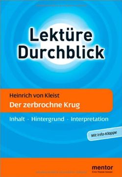 portada Der Zerbrochene Krug: Inhalt, Hintergrund, Interpretation (en Alemán)