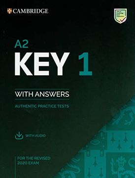 portada A2 key 1 for the Revised 2020 Exam Student's Book With Answers With Audio: Authentic Practice Tests (Ket Practice Tests) (in English)