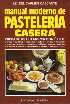 portada manual moderno de pastelería casera.