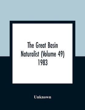 portada The Great Basin Naturalist (Volume 49) 1983 (in English)