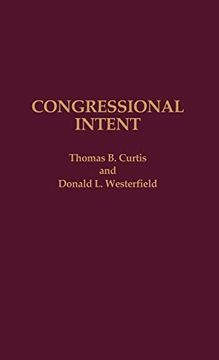 portada Congressional Intent (en Inglés)